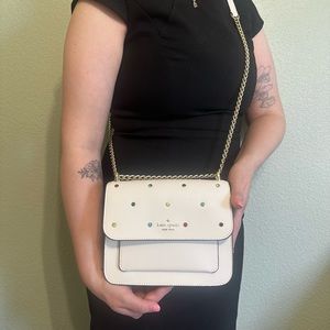 Kate Spade Remi Studded Beaded Crossbody with matching wallet